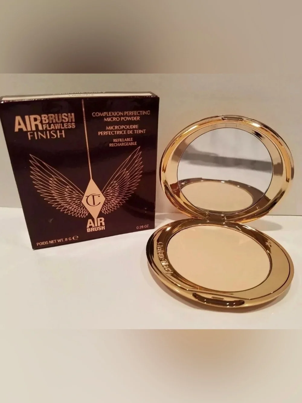 Charlotte Tilbury Airbrush Complexion Powder Compact shade 1 fair/pale